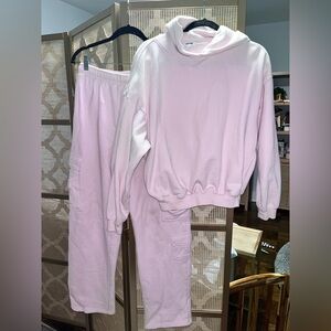 Garage Pink Sweatpants & Hoodie Set